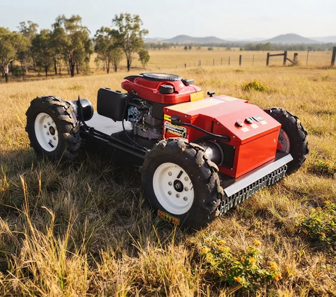 Pygmy remote-controlled mower